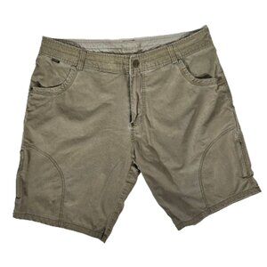 Kuhl Men's Khaki Green Shorts Size 40 10" Inseam